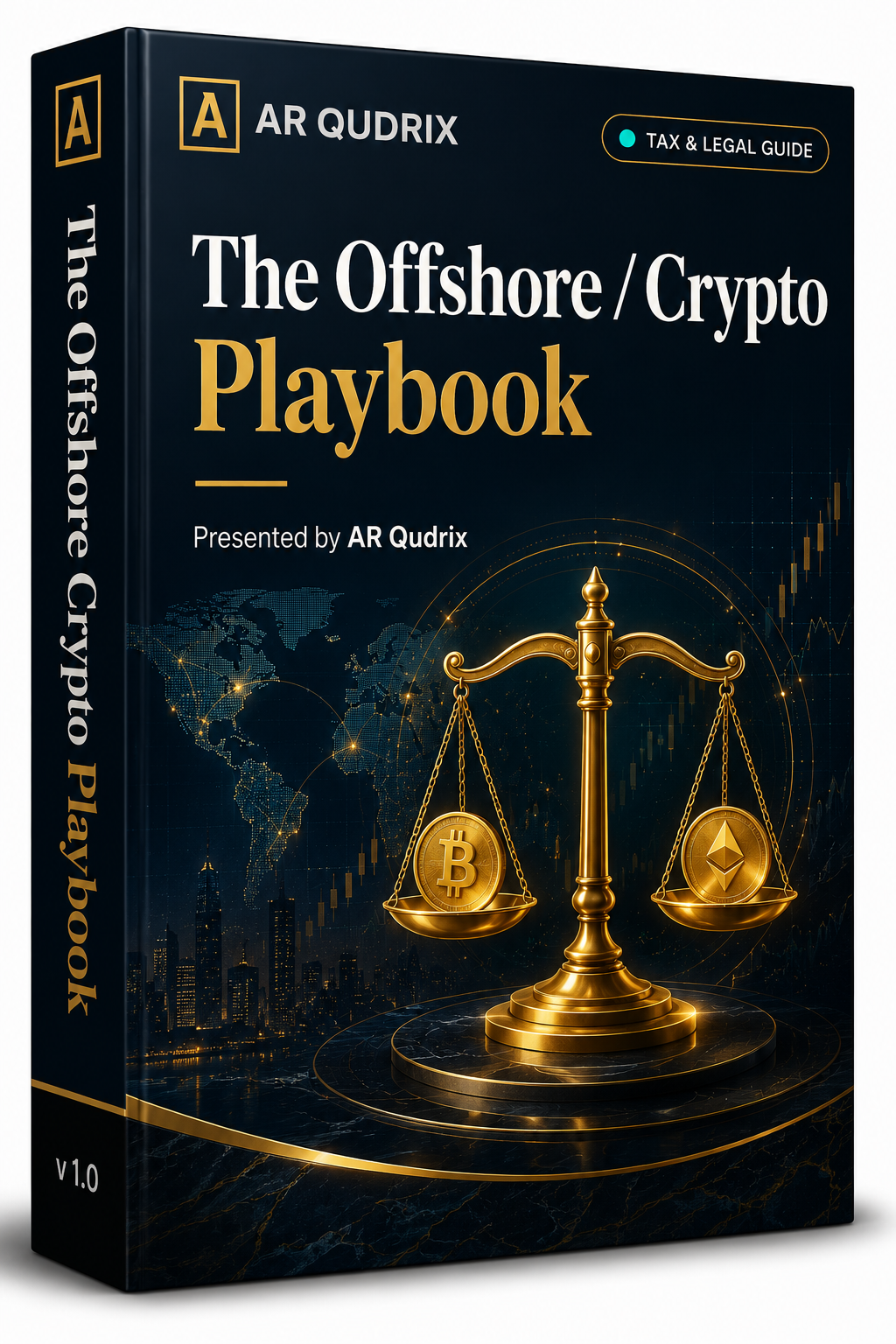 The Offshore Crypto Playbook — digital guide box cover